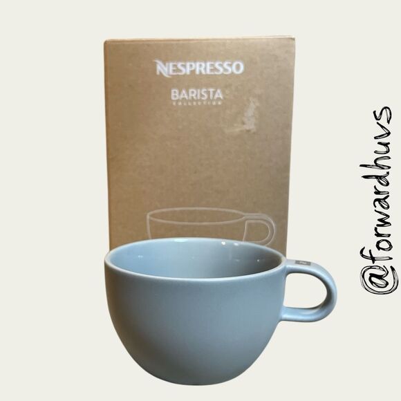 Nespresso Barista Cappuccino Cups – Matte Gray Porcelain, Medium 8 oz (2-Piece S - Picture 3 of 8